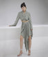 Curved Hem Cropped Jacket